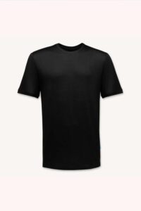 Merino tričko s krátkým rukávem pánské – černé (135 g)