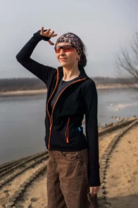 Merino mikina sportovní dámská – černá (250 g)