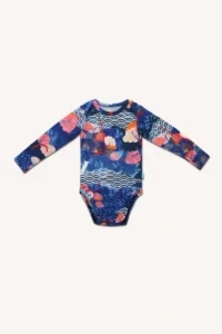 Merino body s dlouhým rukávem dětské – tengoku (135 g)