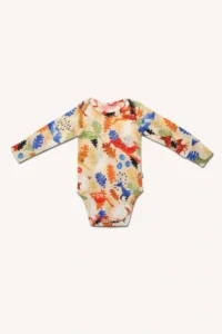 Merino body s dlouhým rukávem dětské – woods (135 g)
