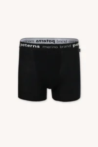 Merino SKIN boxerky pánské – černé (135 g)