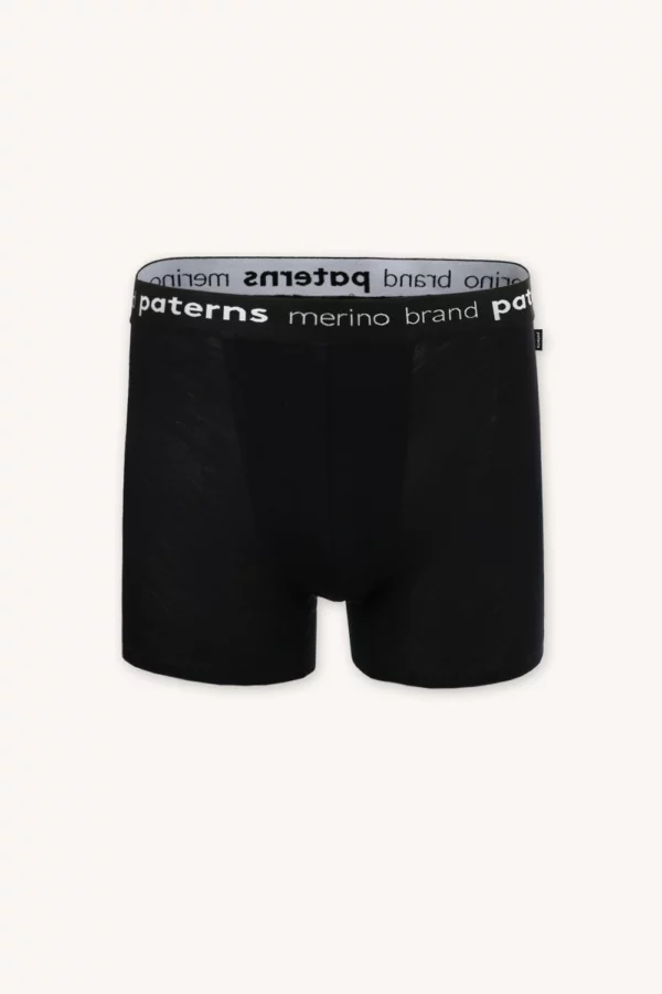 Merino SKIN boxerky pánské – černé (135 g)