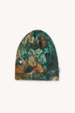 Merino čepice tenká – green gorpcore (135 g)