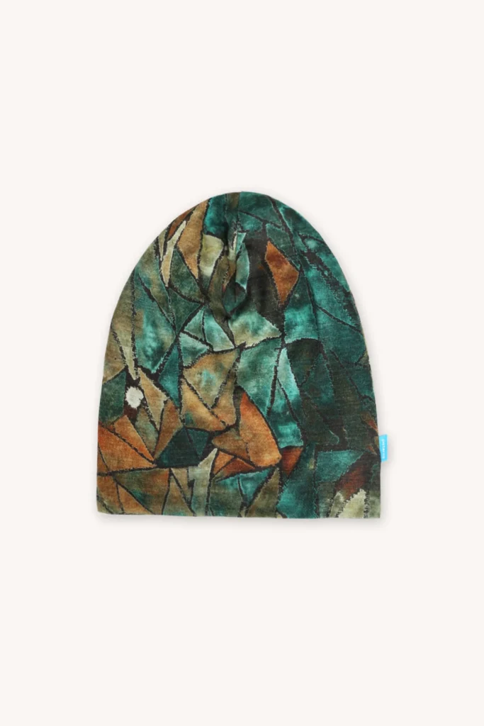 Merino čepice tenká – green gorpcore (135 g)