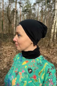 Merino multifunkční nákrčník – černá (135 g)