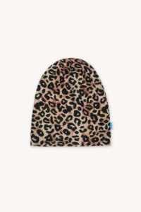 Merino čepice tenká – leopard (135 g)