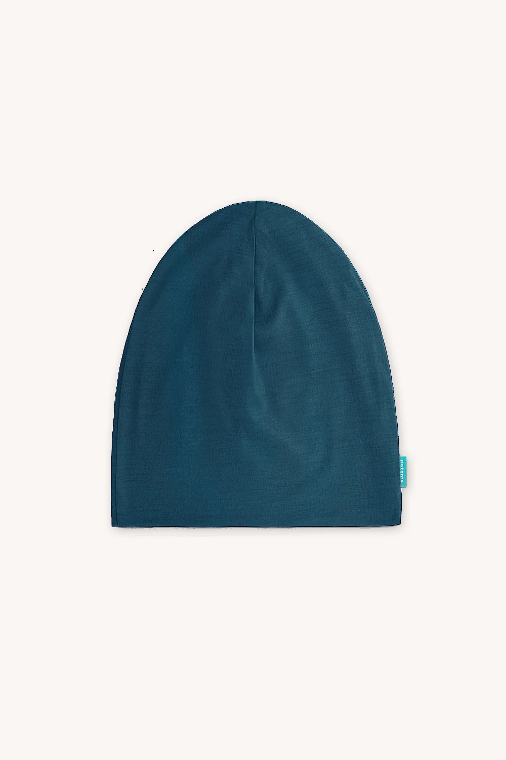 Merino čepice tenká – petrol (135 g)