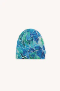 Merino čepice tenká dětská – blue gorpcore (135 g)