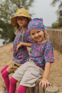 Merino čepice tenká dětská – pinkpilio (135 g)