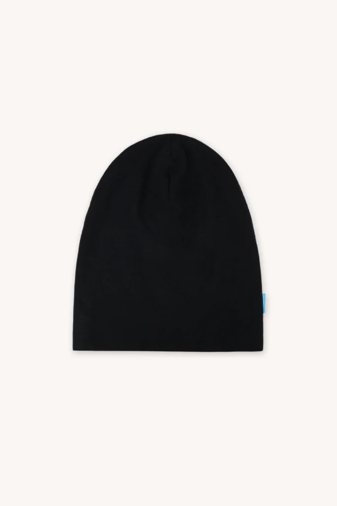 Merino termo čepice – černá (180 g)