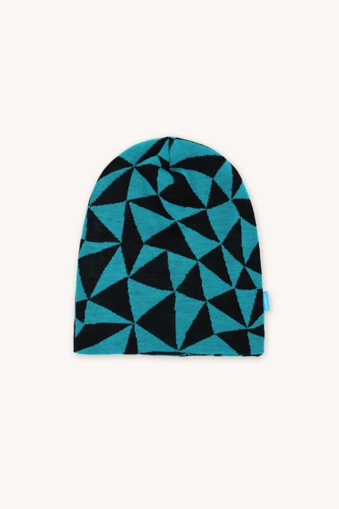Merino termo čepice – trojúhelníky (190 g)