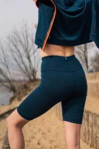 Merino cyklistické šortky dámské – petrol (250 g)
