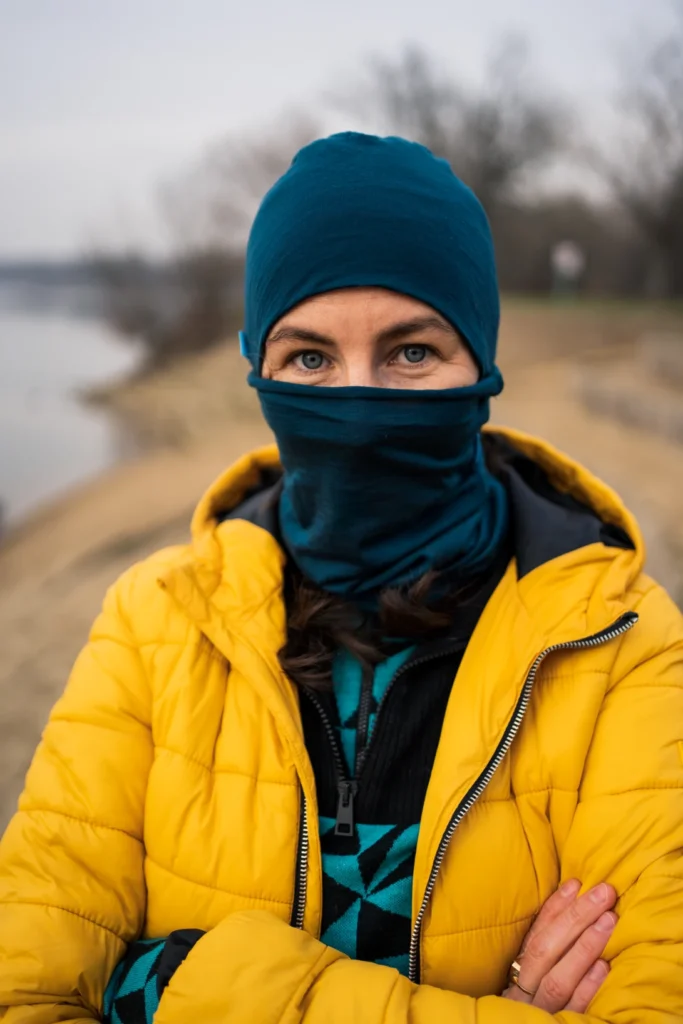 Merino multifunkční nákrčník – petrol (135 g)