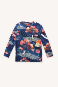 Merino tričko s dlouhým rukávem dětské  – tengoku (135 g)