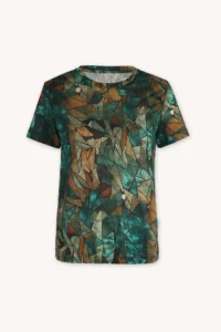 Merino tričko s krátkým rukávem dámské – green gorpcore (135 g)