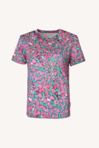 Merino tričko s krátkým rukávem dámské – pinkpilio (135 g)