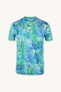 Merino tričko s krátkým rukávem pánské – blue gorpcore (135 g)