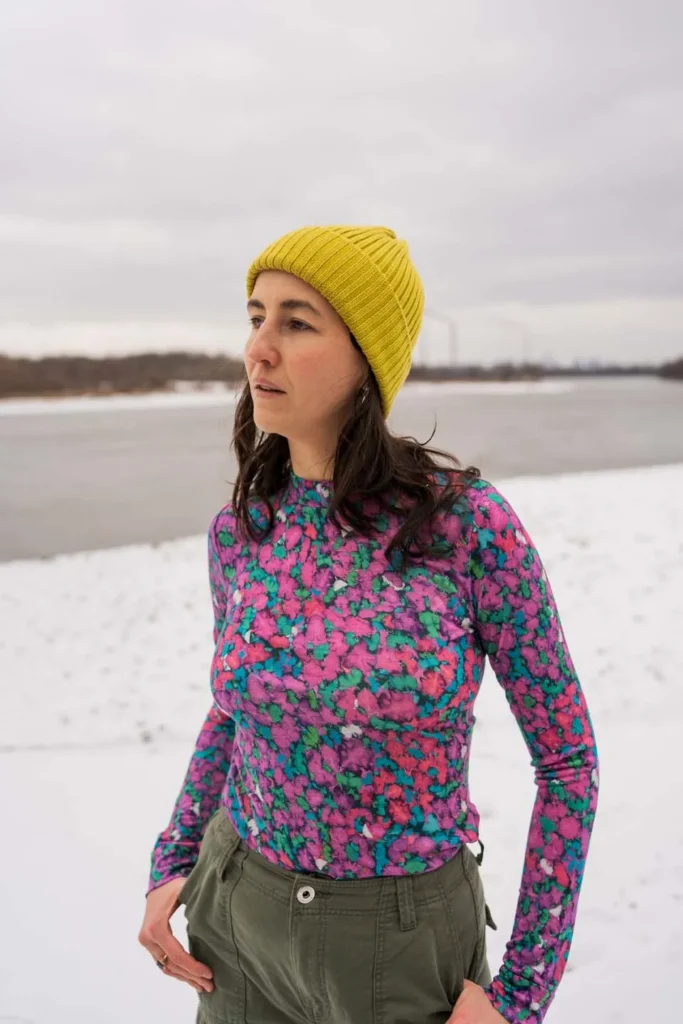 Merino tričko active s stojáčkem dámské – pinkpilio (135 g)