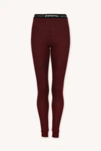 Dámské merino termoprádlo set (tričko + legíny) – bordo (180 g)