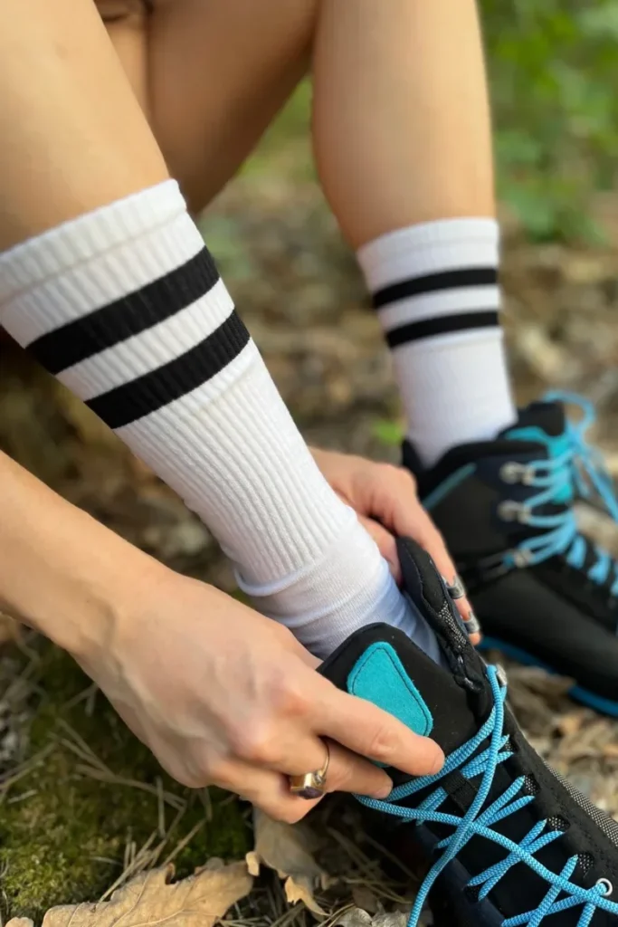 Trojbalení: merino trekingové ponožky – olivová, bílá, neonově žlutá