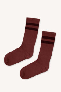 Trojbalení: merino trekingové ponožky – bordo