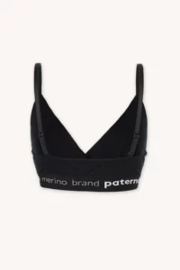 Merino SKIN podprsenka zavinovací – černá. (135 g)