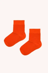 Merino ponožky dětské – oranžové
