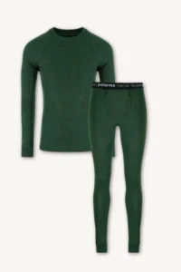 Pánské merino termoprádlo set (tričko + legíny) – zelená (180 g)