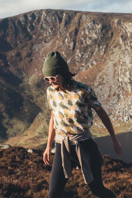 Merino tričko s krátkým rukávem dámské – oakie dokie (135 g)