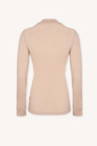 Merino tričko SKIN active s stojáčkem dámské – tělová (135 g)