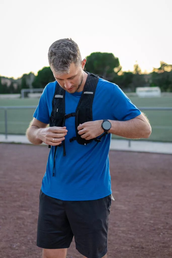 Merino tričko s krátkým rukávem pánské – kobaltové (135 g)