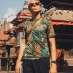 Merino tričko s krátkým rukávem pánské – green gorpcore (135 g)