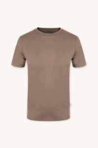 Merino tričko s krátkým rukávem pánské – mocha (135 g)