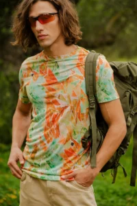 Merino tričko s krátkým rukávem pánské – summer gorpcore (135 g)