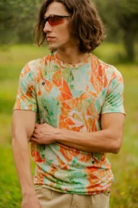 Merino tričko s krátkým rukávem pánské – summer gorpcore (135 g)
