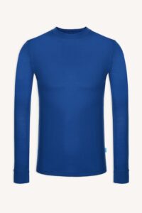 Merino tričko active se stojáčkem pánské – kobaltové (135 g)